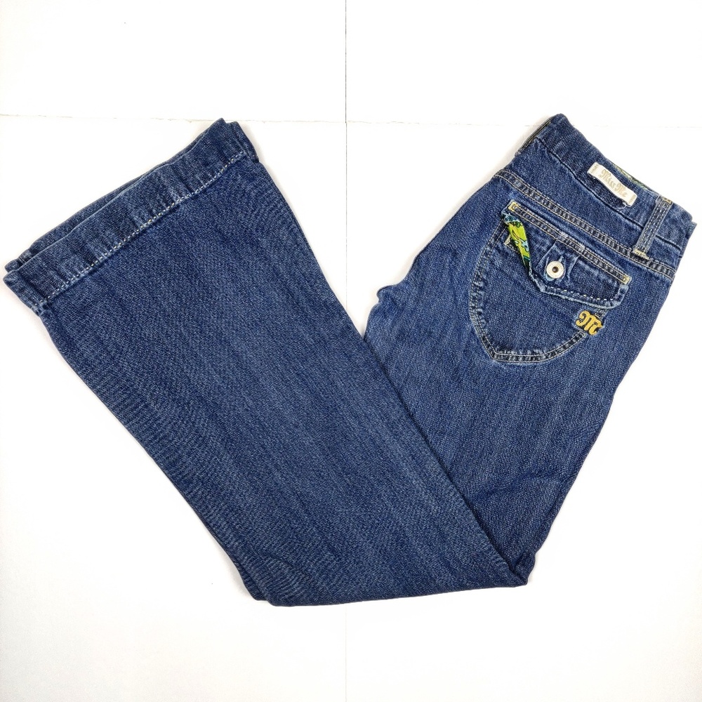 Miss Me Wide Leg Boho Medium Wash Jean